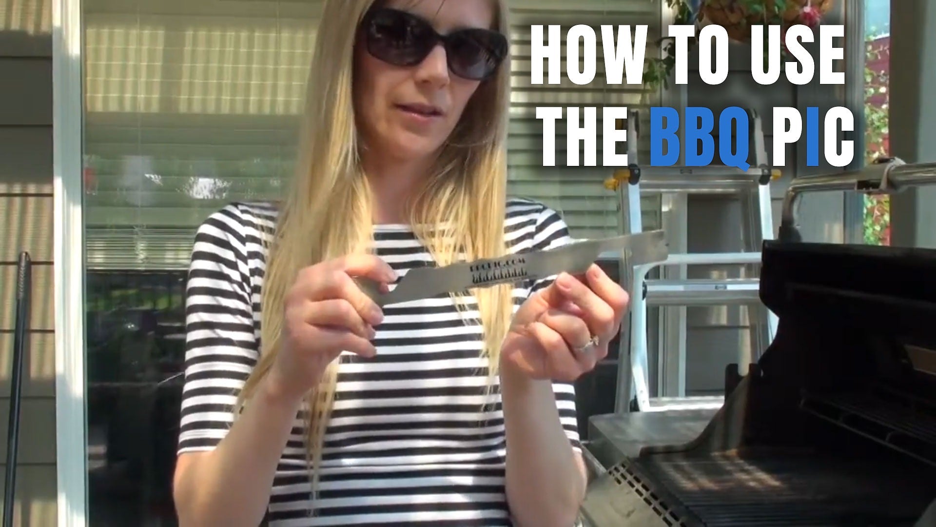 Load video: How to use the BBQ Pic BBQ grill cleaner, the safest option on the market.