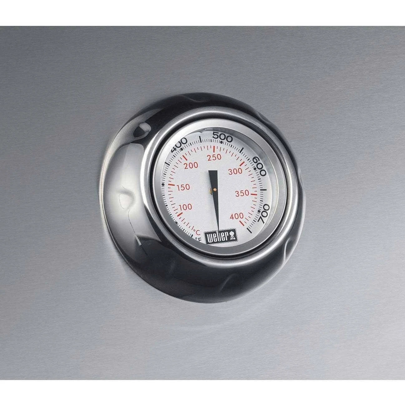 photo of the thermostat on the Weber BBQ
