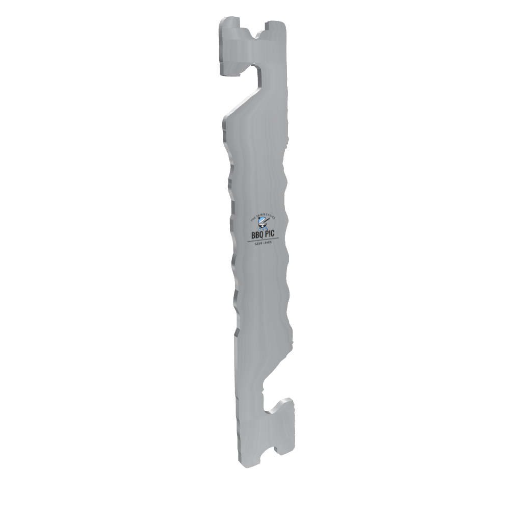 3D model of the BBQ Pic, you can rotate it. The BBQ Pic is the safest tool for cleaning BBQs.